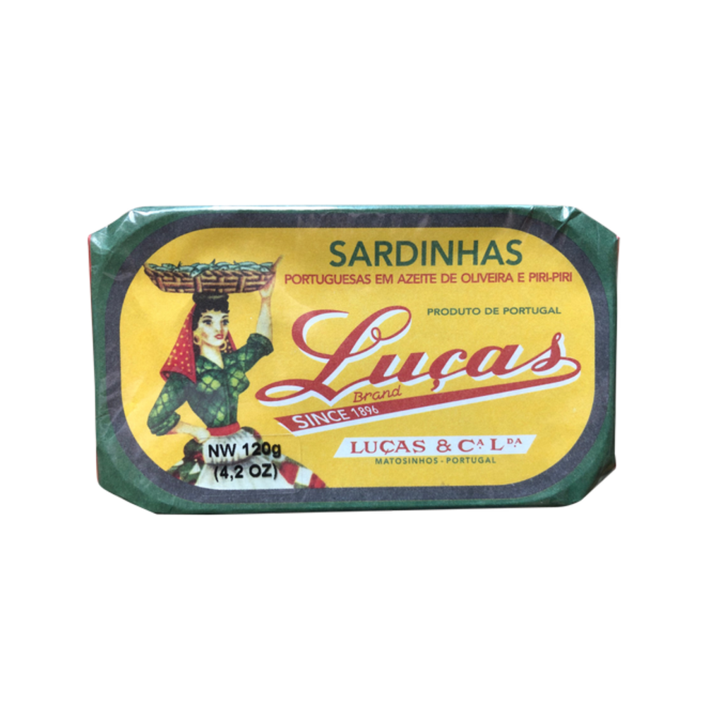 Luças Sardines in Olive Oil and Piri-Piri