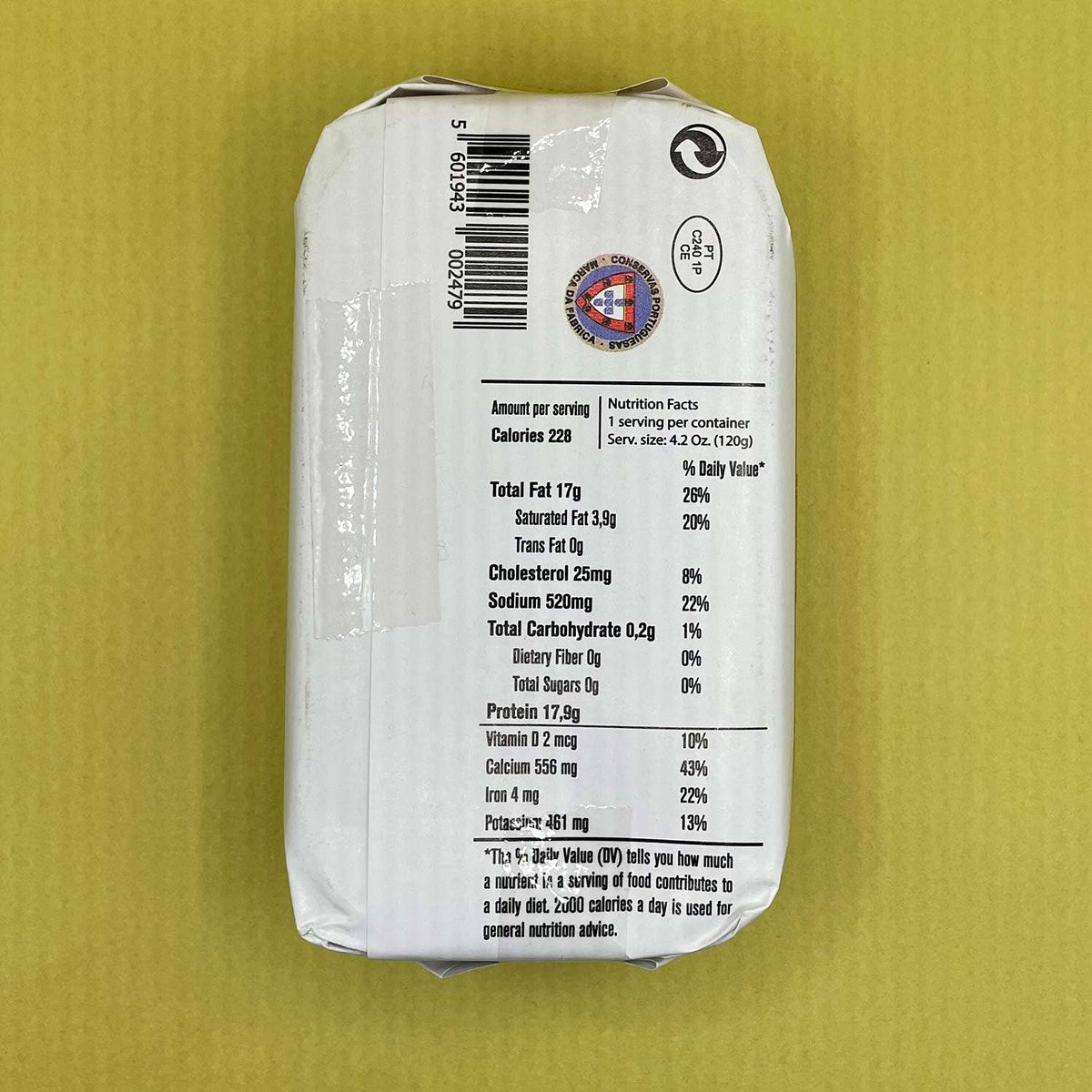 Açor Portuguese Sardines in Olive Oil-120gr