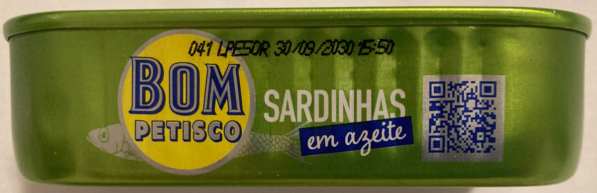 BOM Petisco Sardines in Olive Oil