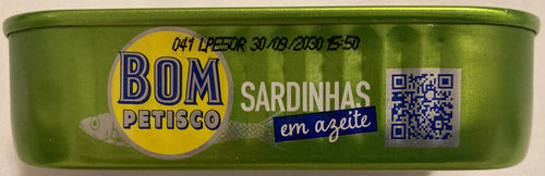 BOM Petisco Sardines in Olive Oil