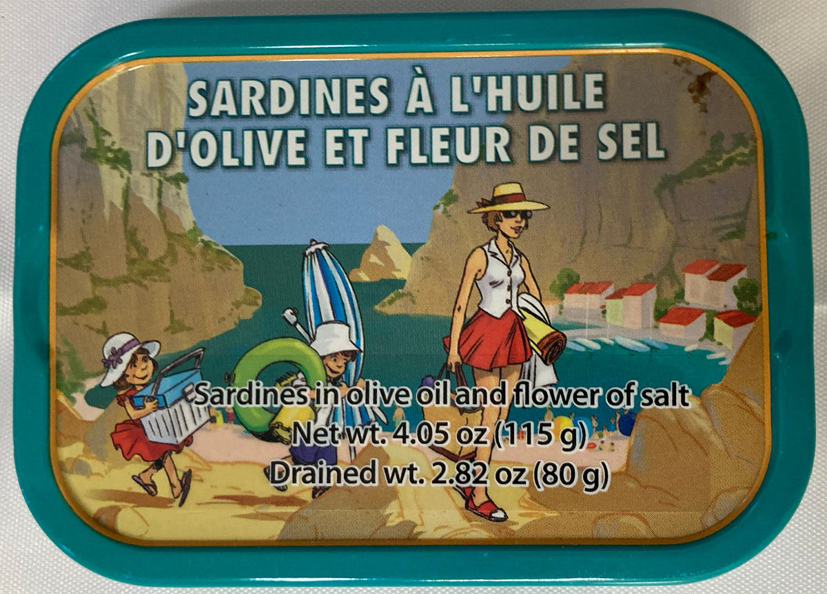 Ferrigno Sardines with Olive Oil and Fleur de Sel