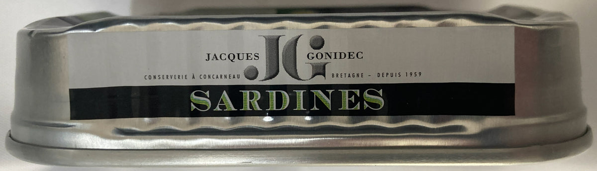 Jacques Gonidec Sardines in Organic Extra Virgin Olive Oil