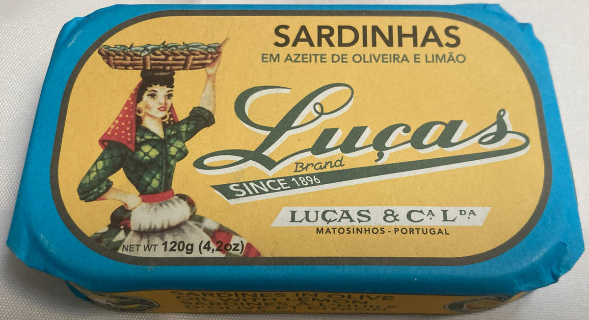 Luças Sardines in Olive Oil and Lemon