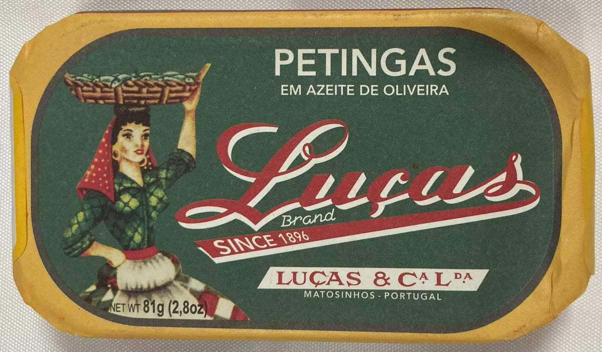 Luças Petingas in Olive Oil