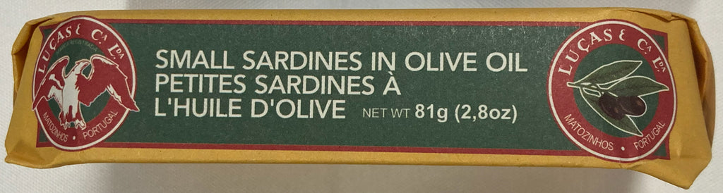 Luças Petingas in Olive Oil