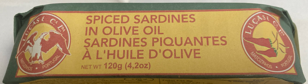 Luças Sardines in Olive Oil and Piri-Piri