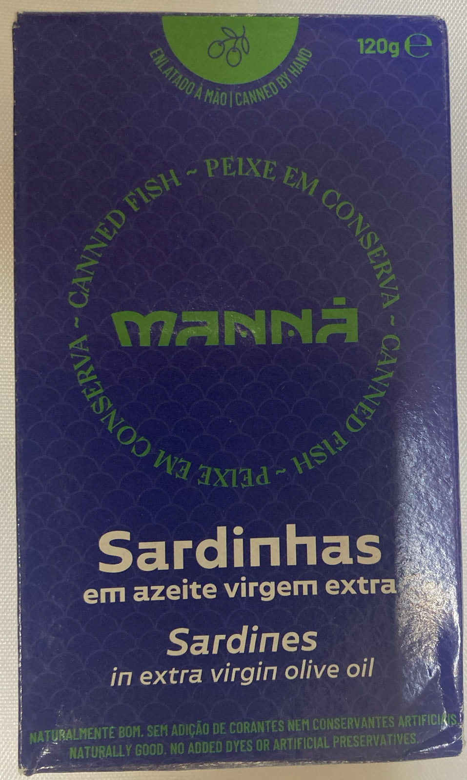 Manná Sardines in Extra Virgin Olive Oil