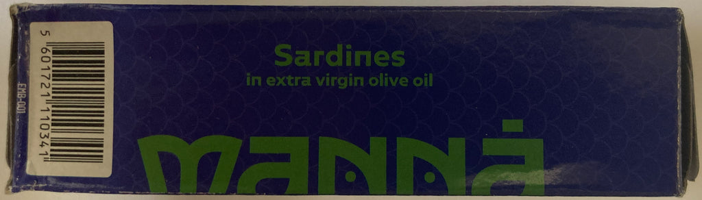 Manná Sardines in Extra Virgin Olive Oil