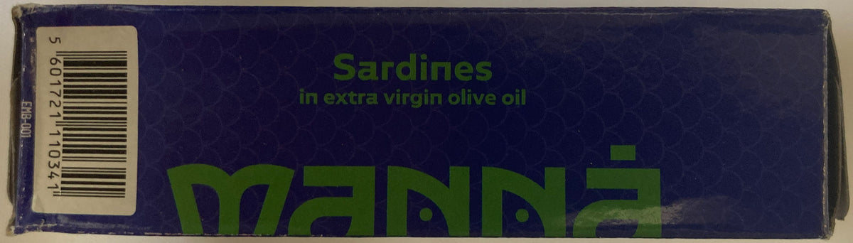 Manná Sardines in Extra Virgin Olive Oil