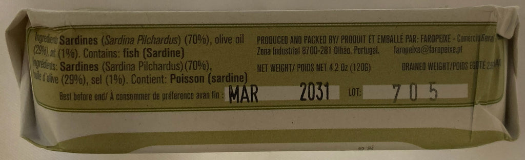 Nazarena Small Sardines in Olive Oil