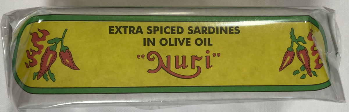 NURI Portuguese EXTRA SPICED Sardines in Olive Oil
