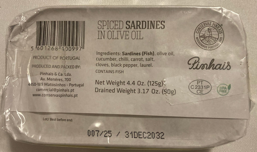 Nuri Spiced Sardines in Olive Oil