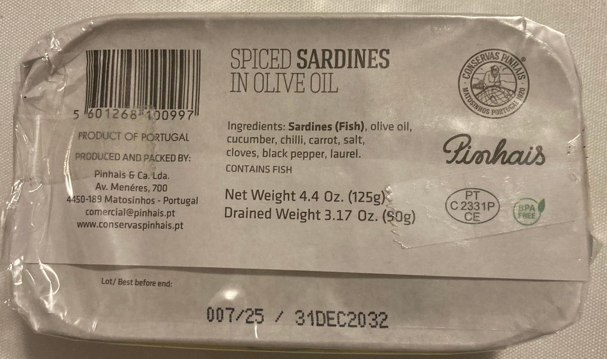 Nuri Spiced Sardines in Olive Oil