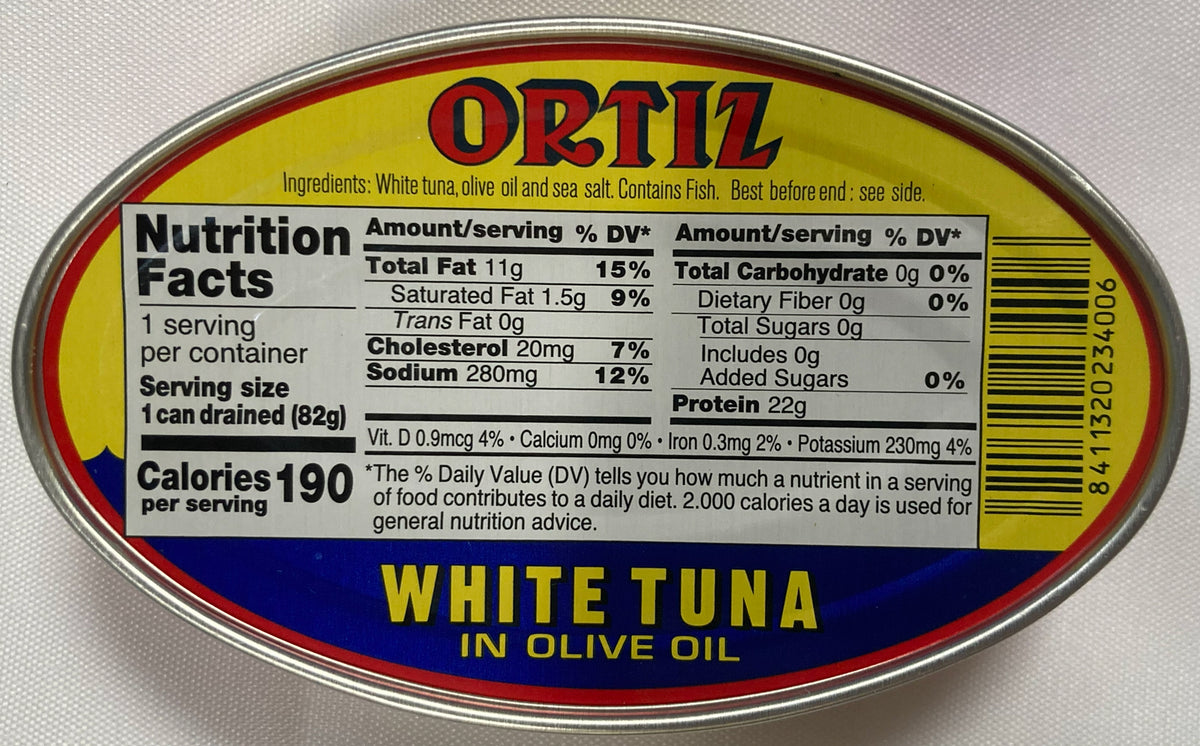 Ortiz Bonito Del Norte - White Tuna In Olive Oil 112g