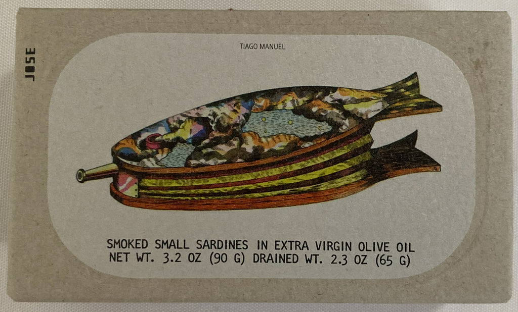 Jose Gourmet Smoked Small Sardines in Extra Virgin Olive Oil, 90g